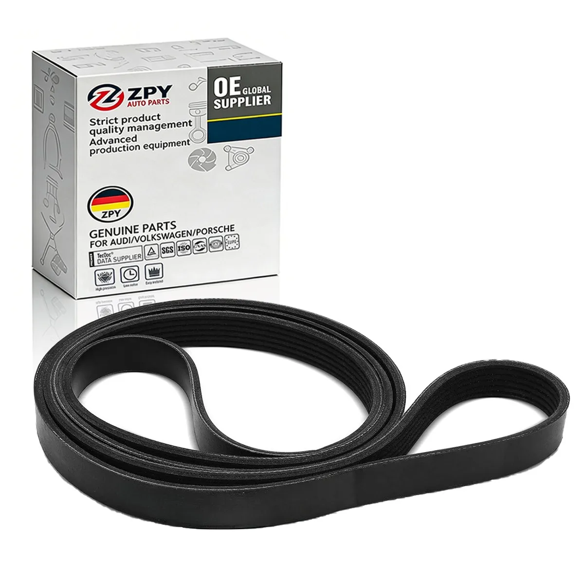 Correia Serpentina para Chevrolet GMC Audi Cadillac 4.3L 5.0L 5.7L 6PK2415
