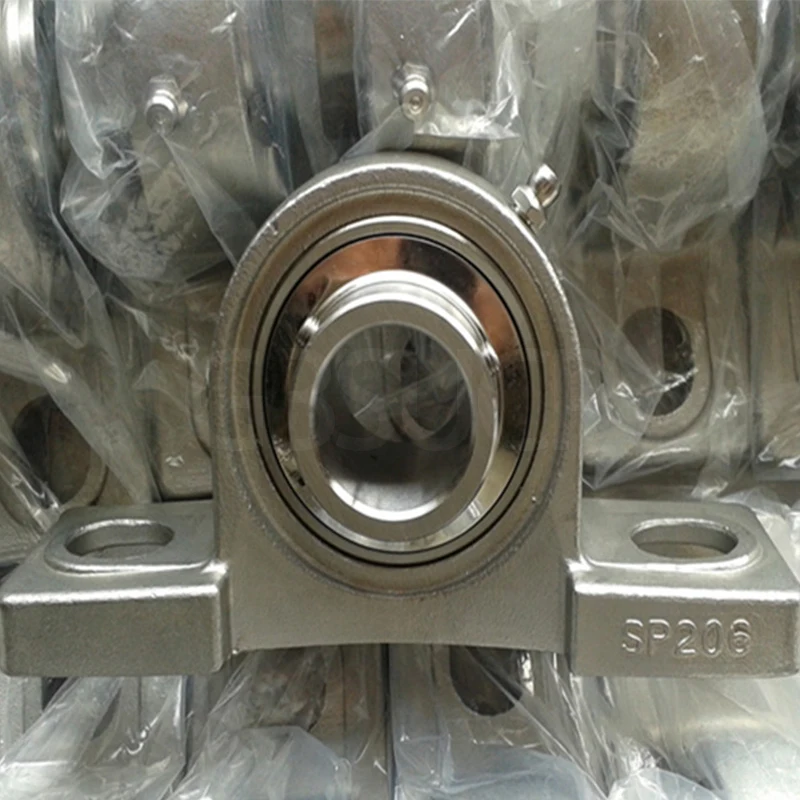 Stainless steel external spherical vertical bearing seat SUCP201 - SUCP213 for vertical installation bearing housing
