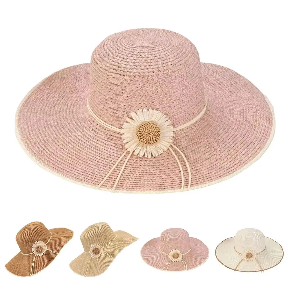 

Повседневная женская пляжная шляпа с широкими полями UPF 50+, складная панама с дискетой от солнца, летняя шляпа с защитой от ультрафиолета для женщин