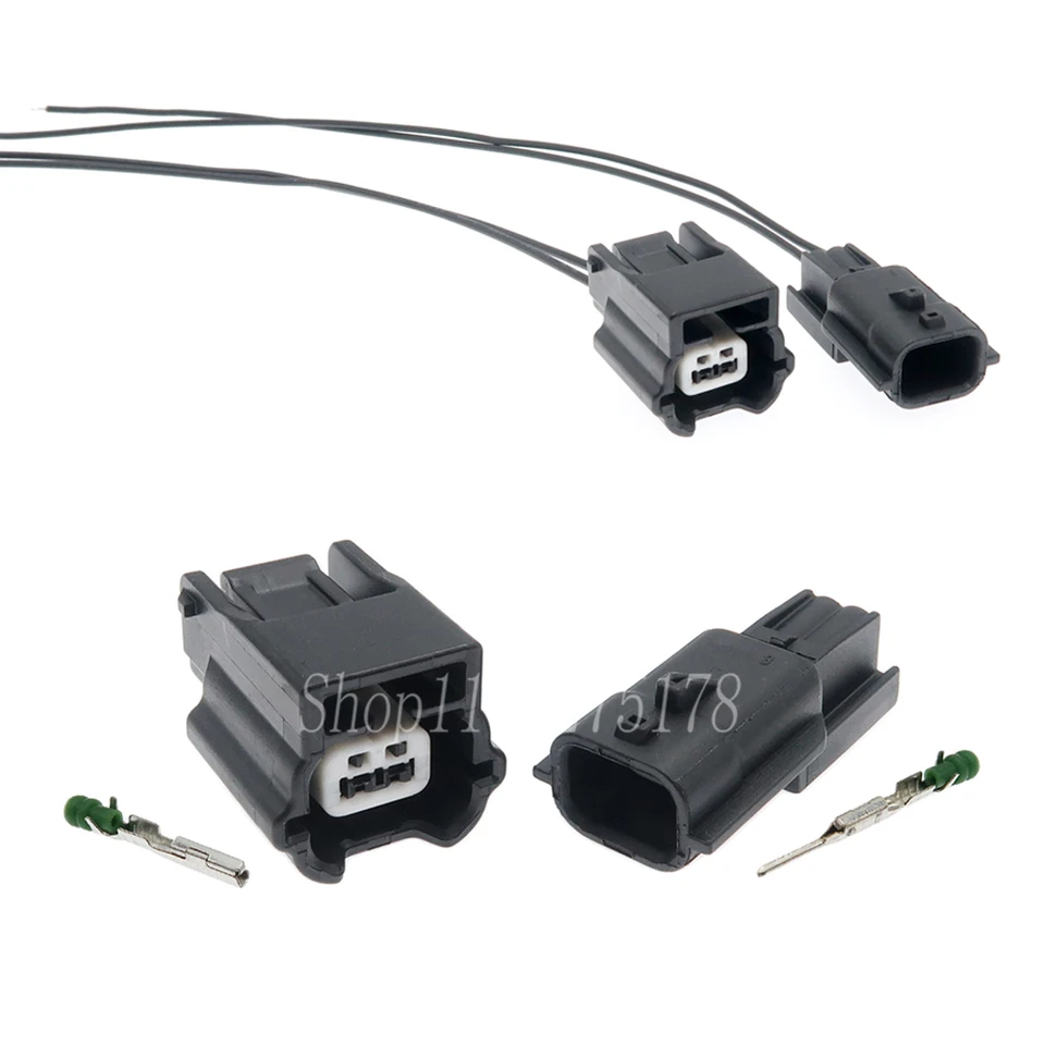Kit De 5 Ensembles Connecteurs Étanches 2 Broches Mâle Et Femelle Pour Capteur ABS Automobile - 7282 8851-30 7283