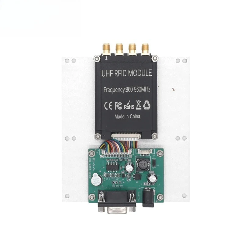 E710 Chip UHF RFID Reader Module 860-960MHz EPC Gen2 4 Antenna Ports RS232 TCP/IP GPIO Interface Long Range Card