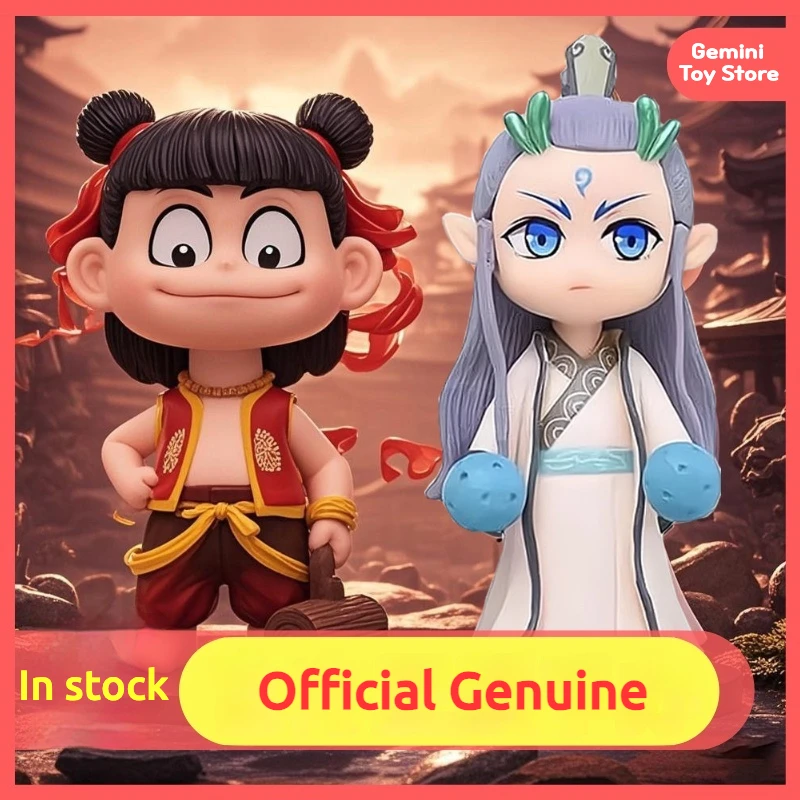 New Genuine Nezha Conquers The Dragon King Ao Bing Shou Trendy Blind Box Play Movie Official Version Accessories Doll Descends