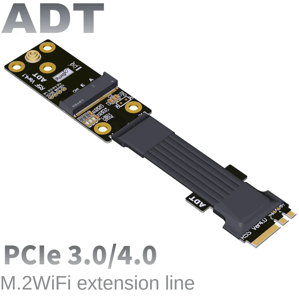 M.2 WiFi A.E key Wireless NIC extension Cable pcie4.0 3.0 ADT M55SF; R55SF 4.0