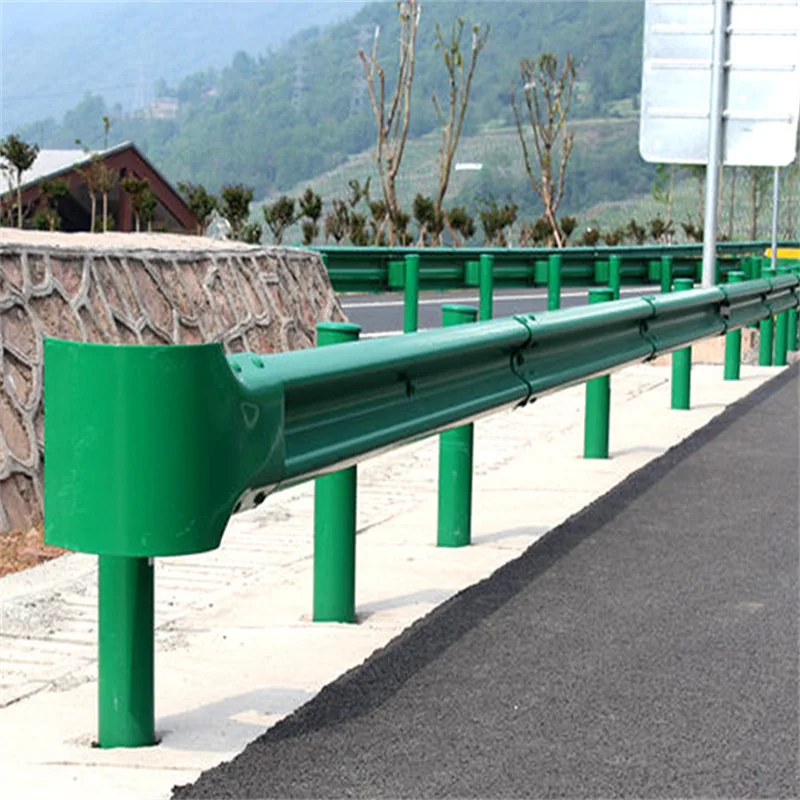 provincial and national highways spray galvanized anti-collision corrugated beam steel guardrail