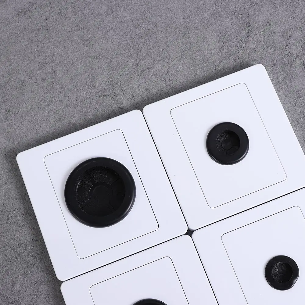 Accessories 86Type Cable Organizer Storage With Rubber Pad Cable Cover Decorative Cover Wall Blank Panel Cable  Panel