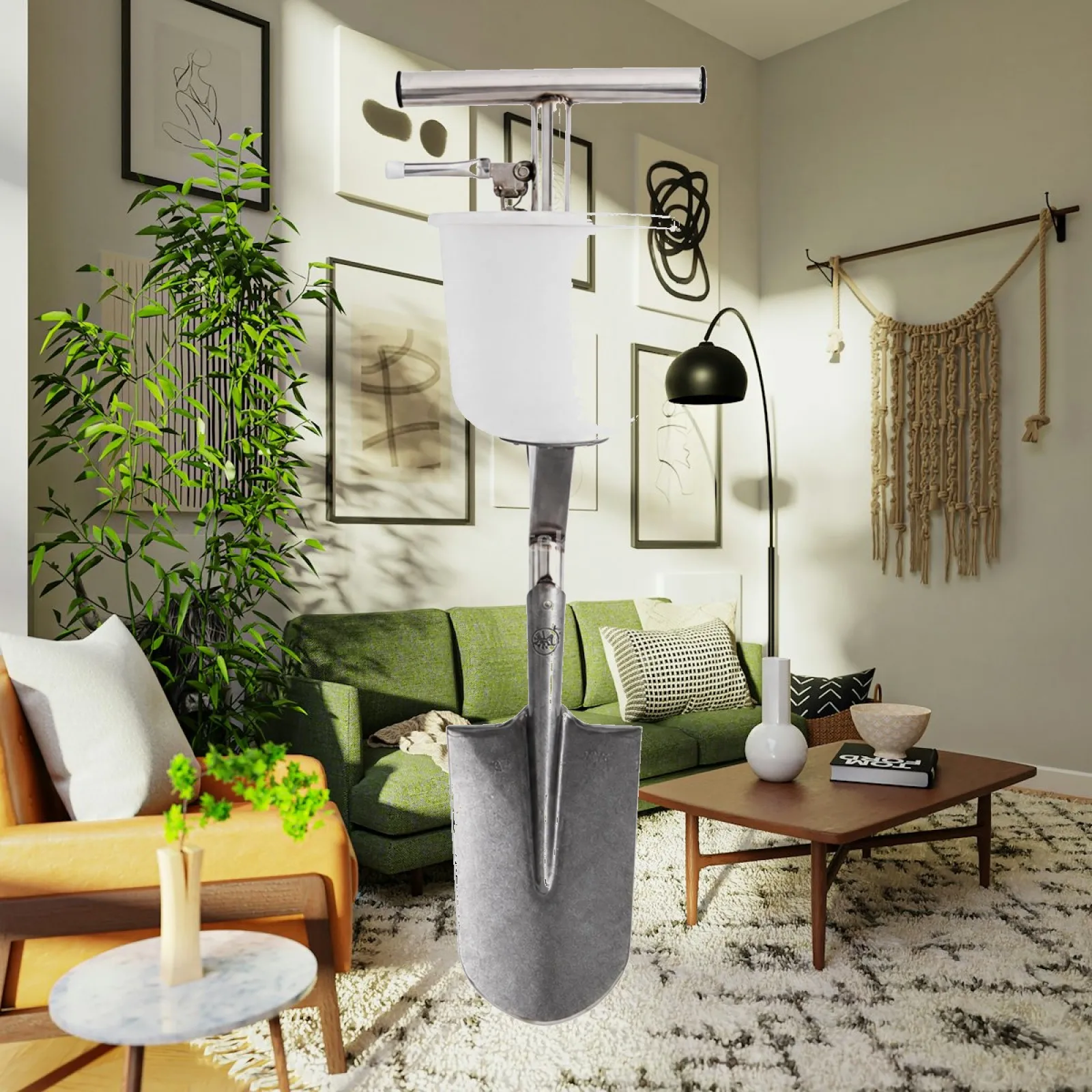 Tree Fertilizer Applicator Ergonomic T-handle for Fruit Gardens