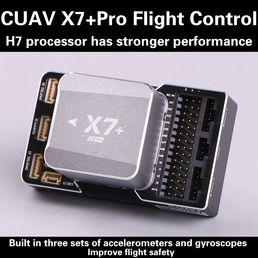 

CUAV X7+Pro Flight Control System for UAV V5+ Open-Source Multi-Rotor Droop APMPX Compatible with Pixhawk