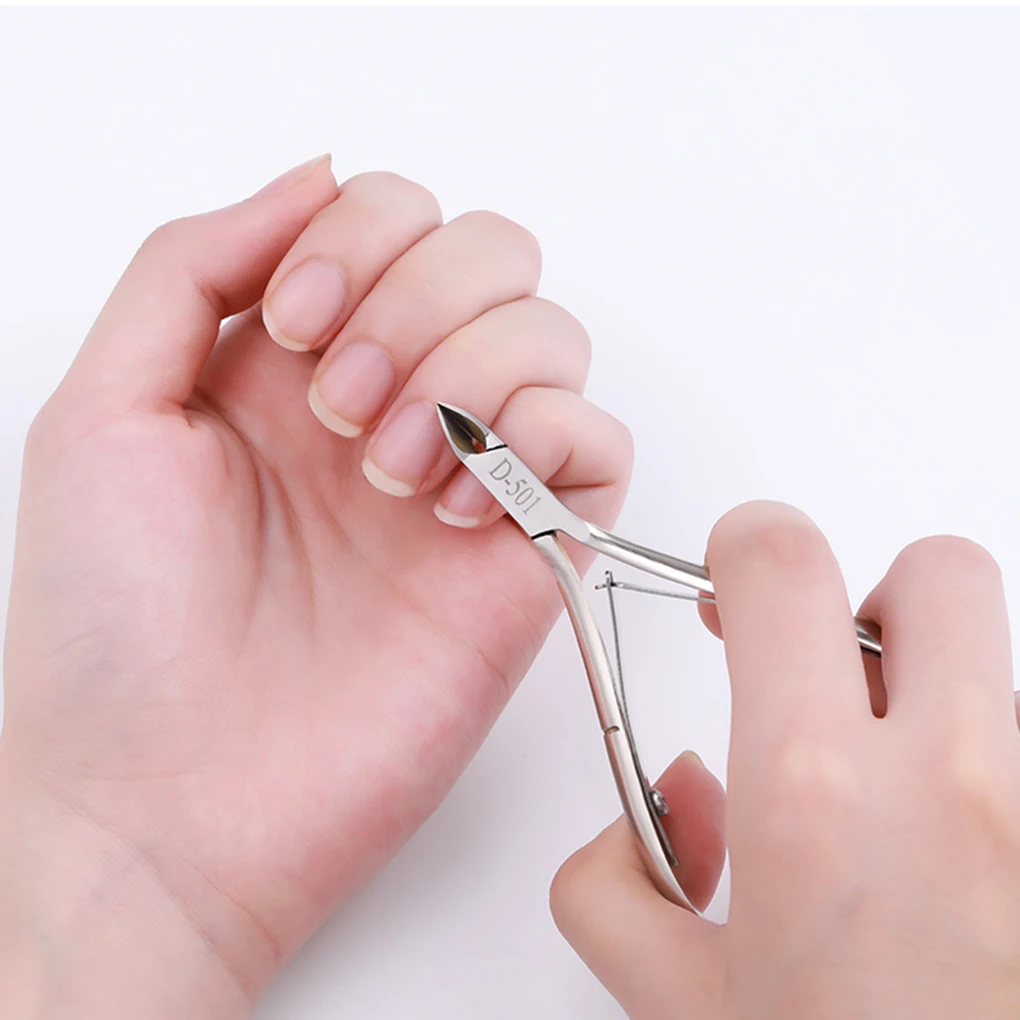 Blade Fingernail Toenail Cuticle Nipper Trimming Stainless Steel Nail Clipper Cutter Cuticle Scissors Plier Manicure Tool