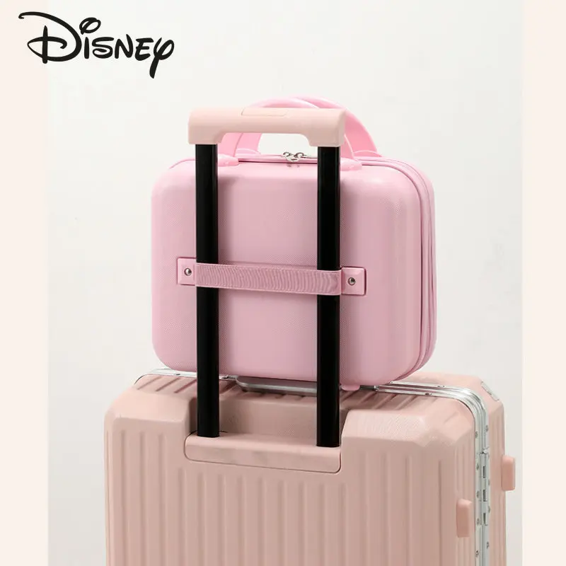 เคสการเดินทางธุรกิจใหม่ Disney Mickey กระเป๋าแต่งหน้าแบบมือถือที่มีคุณภาพสูงทันสมัยสดใสขนาดเล็กการ์ตูนกล่องเก็บกระเป๋าเดินทาง