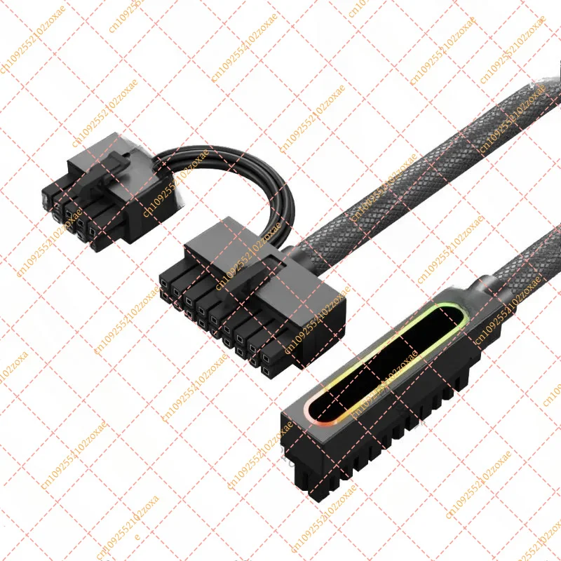 24Pin Dual ARGB Cable Comb For Motherboard, Left & Right Sync Wire Organizer, PC DIY Cable Management Tool