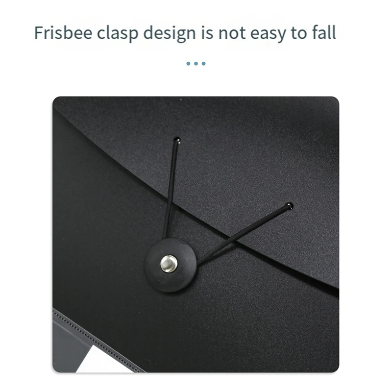 Accordian-Classeur Extensible en Plastique Durable et Facile à Utiliser