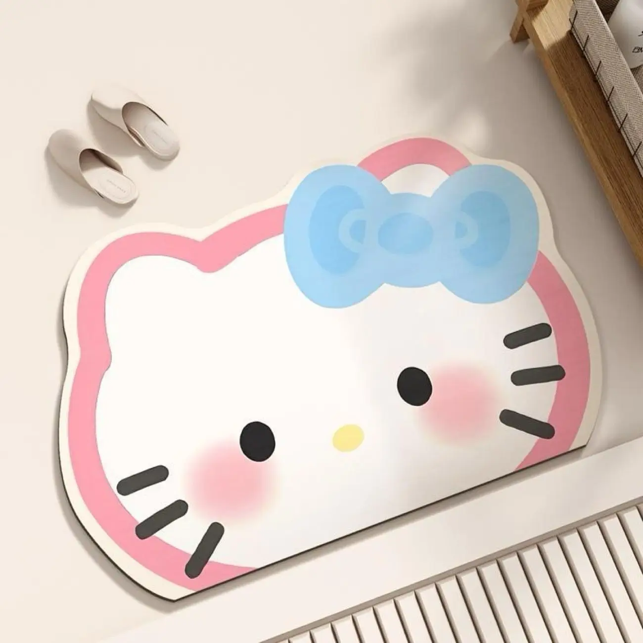 Hello Kitty Non-Slip Absorbent Quick Dry Bathroom Mat for Toilet Entrance & Shower Room view 4