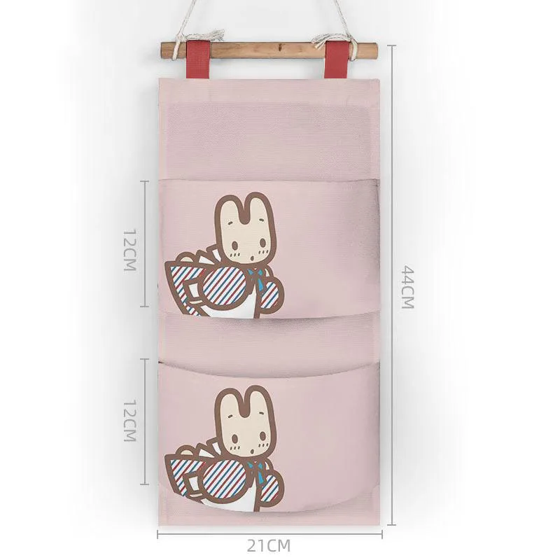 New Kawaii Cute Sanrio Marron Cream Storage Bag Cartoon Duotu Bedroom Toilet Refrigerator Cute Storage Hanging Bag Ins Girl Gift