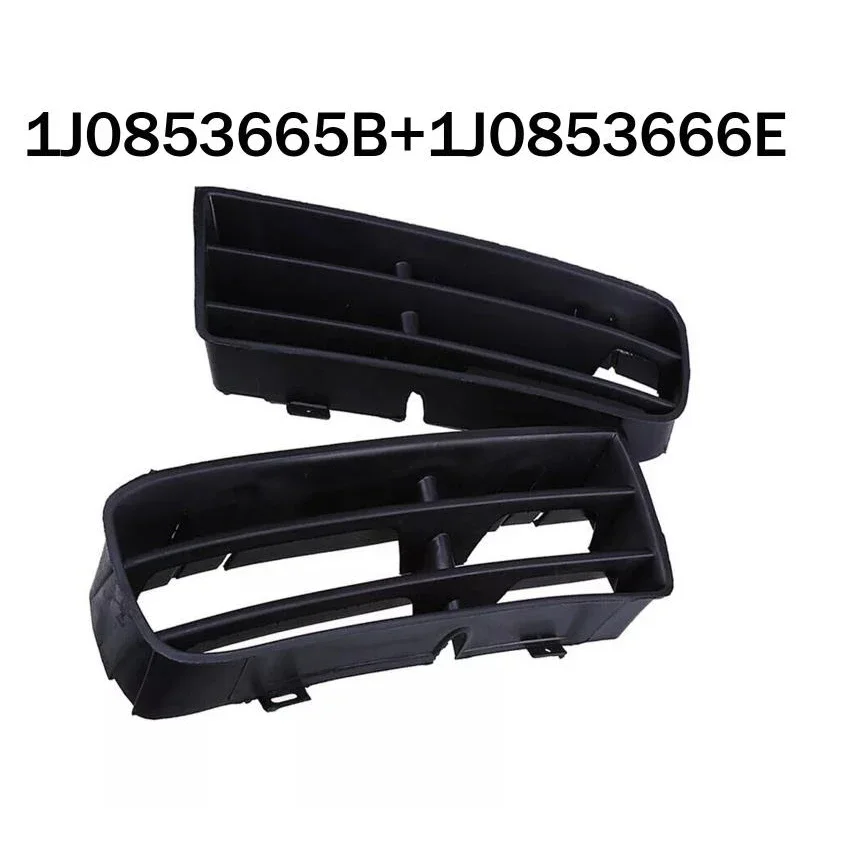 

1set Front Bumper Fog Light Lower Grille Cover Car Accessories Plastic Fit for Volkswagen Golf Mk4 1998-2004 Right/Left Side