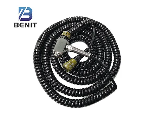2542010 New Ski Sensor 7coins 7holes Triple Connector Spiral Cable for S1800 S1900 S2100 Asphalt Pavers Leveling System