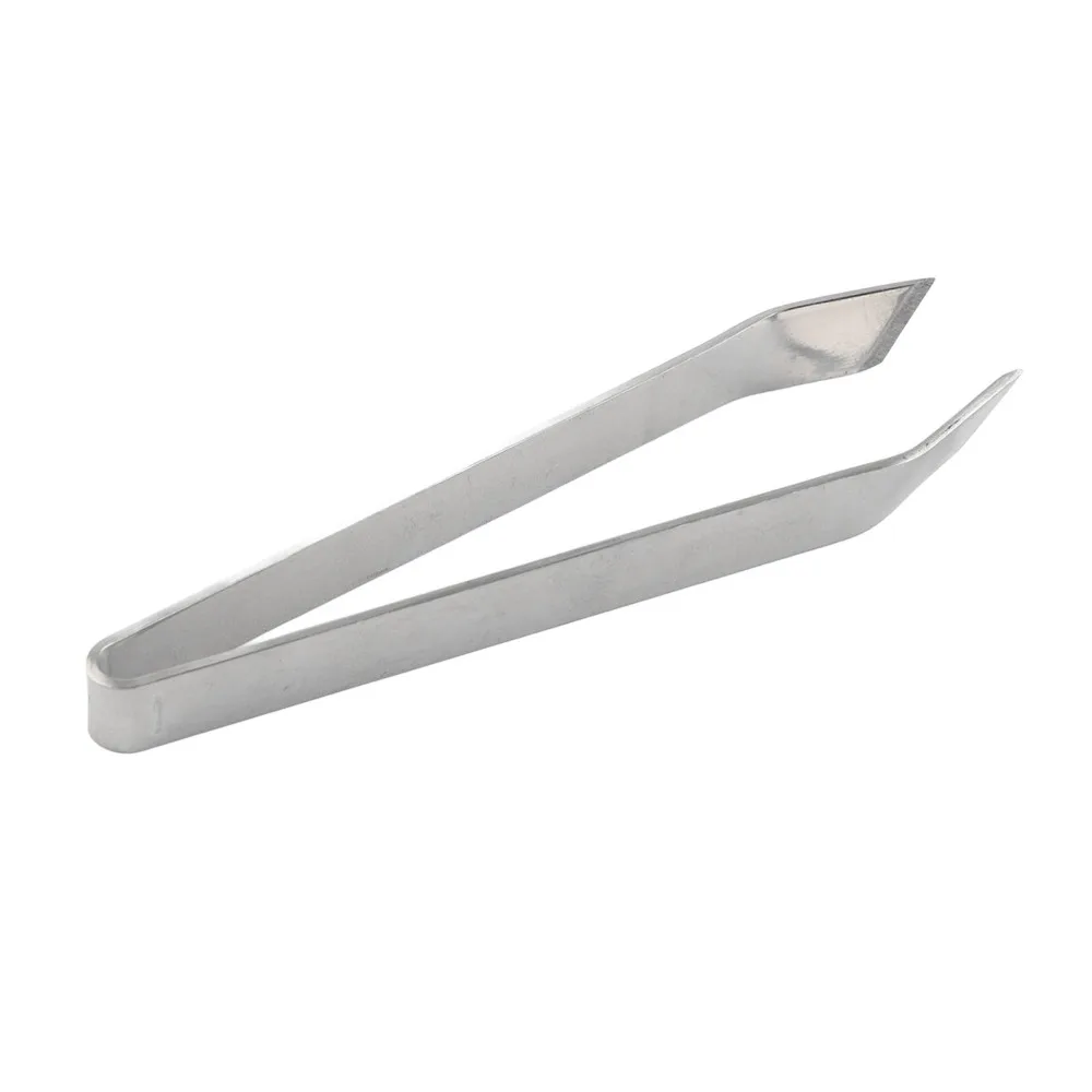 Durable Silver Fish Bone Tweezer Stainless Steel Length 11cm Fish Bone Puller Fish Bone Remover Seafood Deboning
