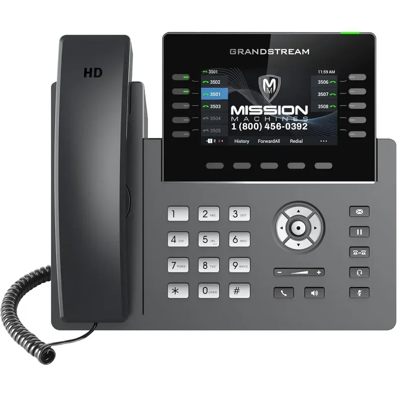 Business Phone System 'Mission Machines' G400C: Includes Grandstream GRP2615 Phones + 'Mission Machines' Cloud Server