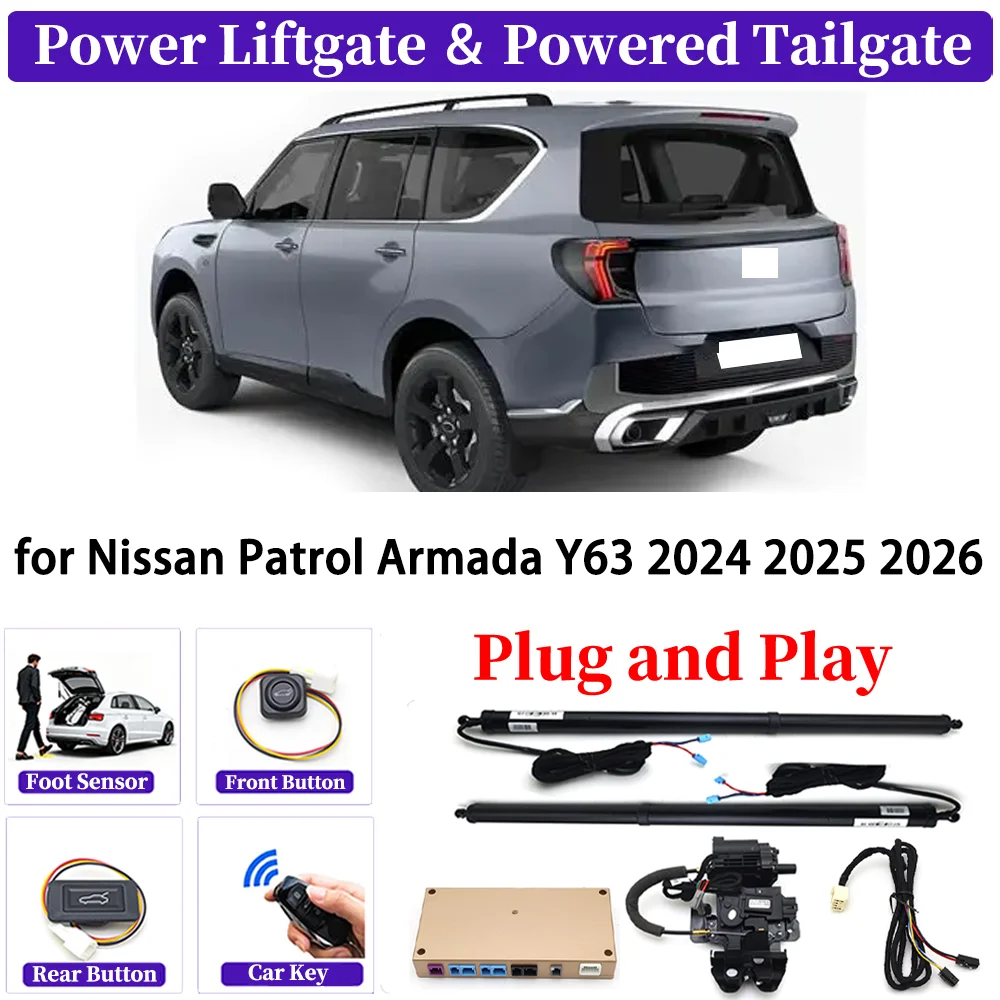 for Nissan Patrol Armada Y63 2024 2025 2026 OEM Upgrade Car Automatic Power Liftgate Kit Smart Auto Electric Tailgate System
