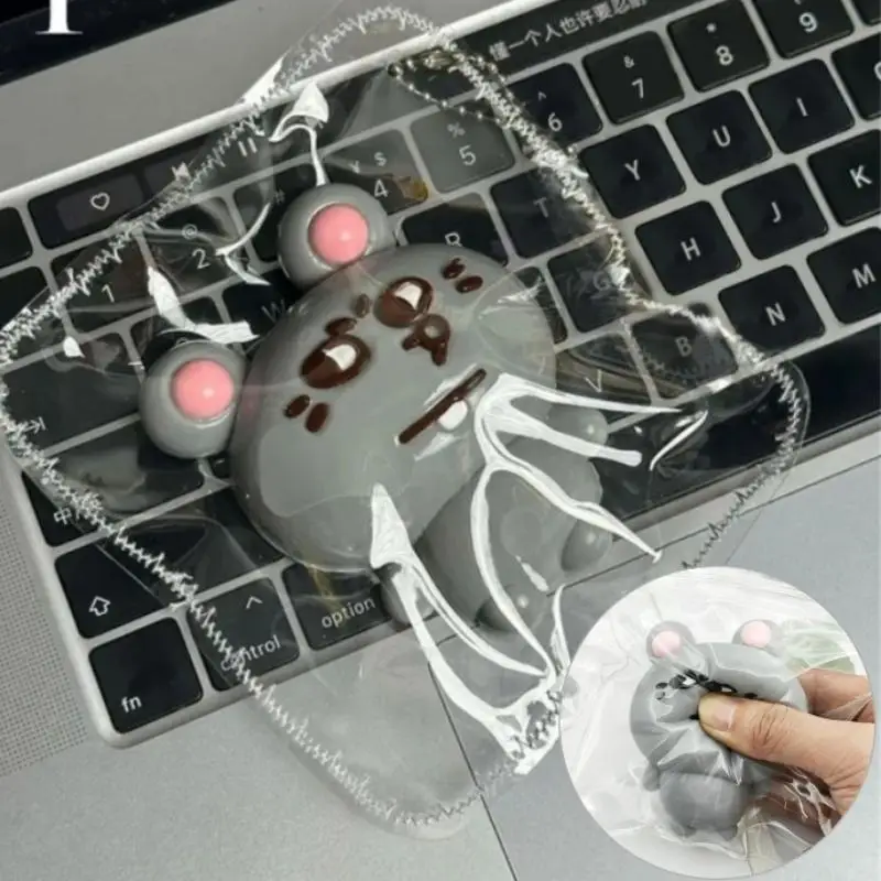 ตลกเมาส์บีบของเล่นป้องกันความเครียดแผ่นตัวเลขบีบ Fidget ของเล่นเด็กผู้ใหญ่ความวิตกกังวลผ่อนคลายของเล่นเล่นตลกบีบของขวัญ