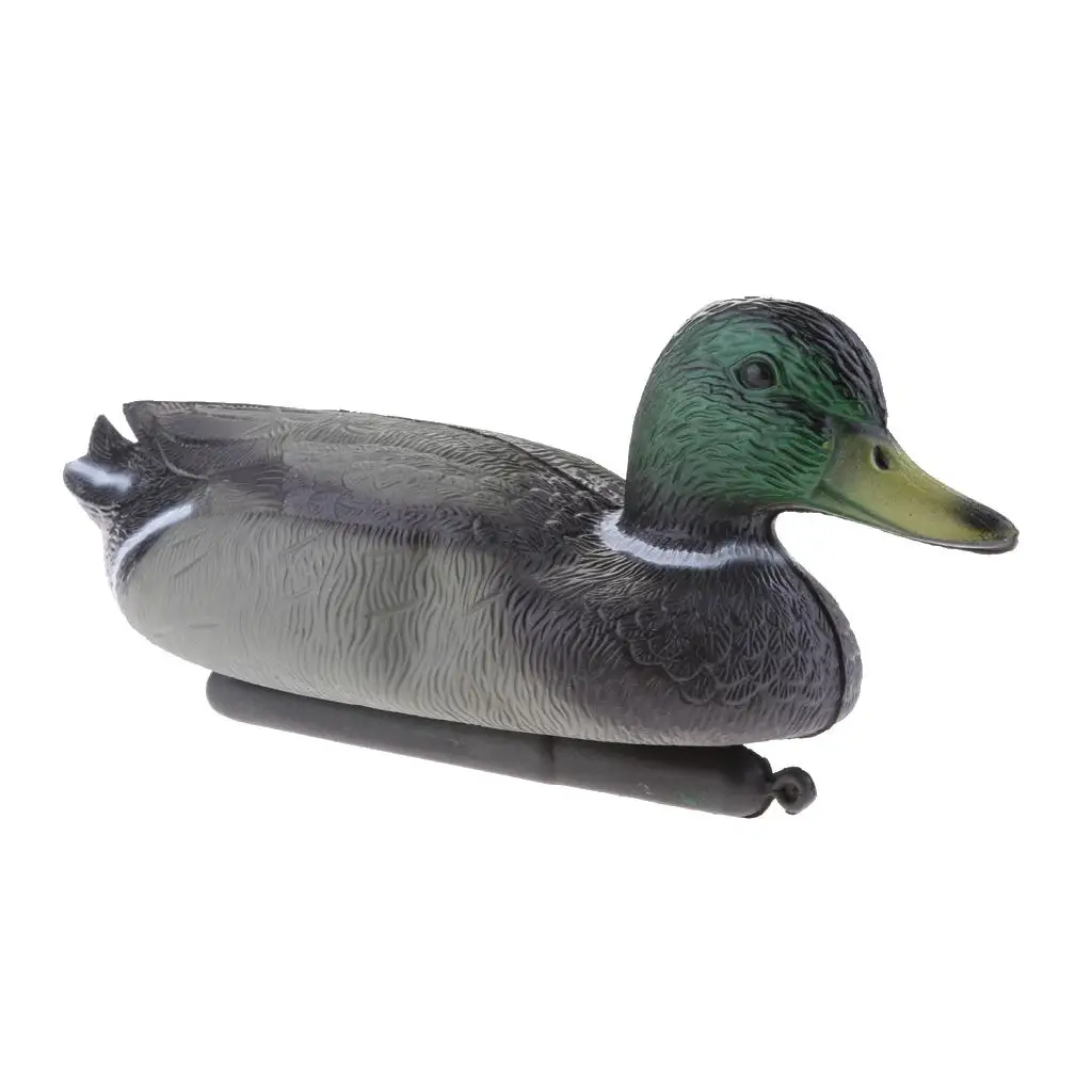 Outdoor Mallard Decoy Duck Lifelike Weighted Keel Hunting Ornament for Garden Yard Patio