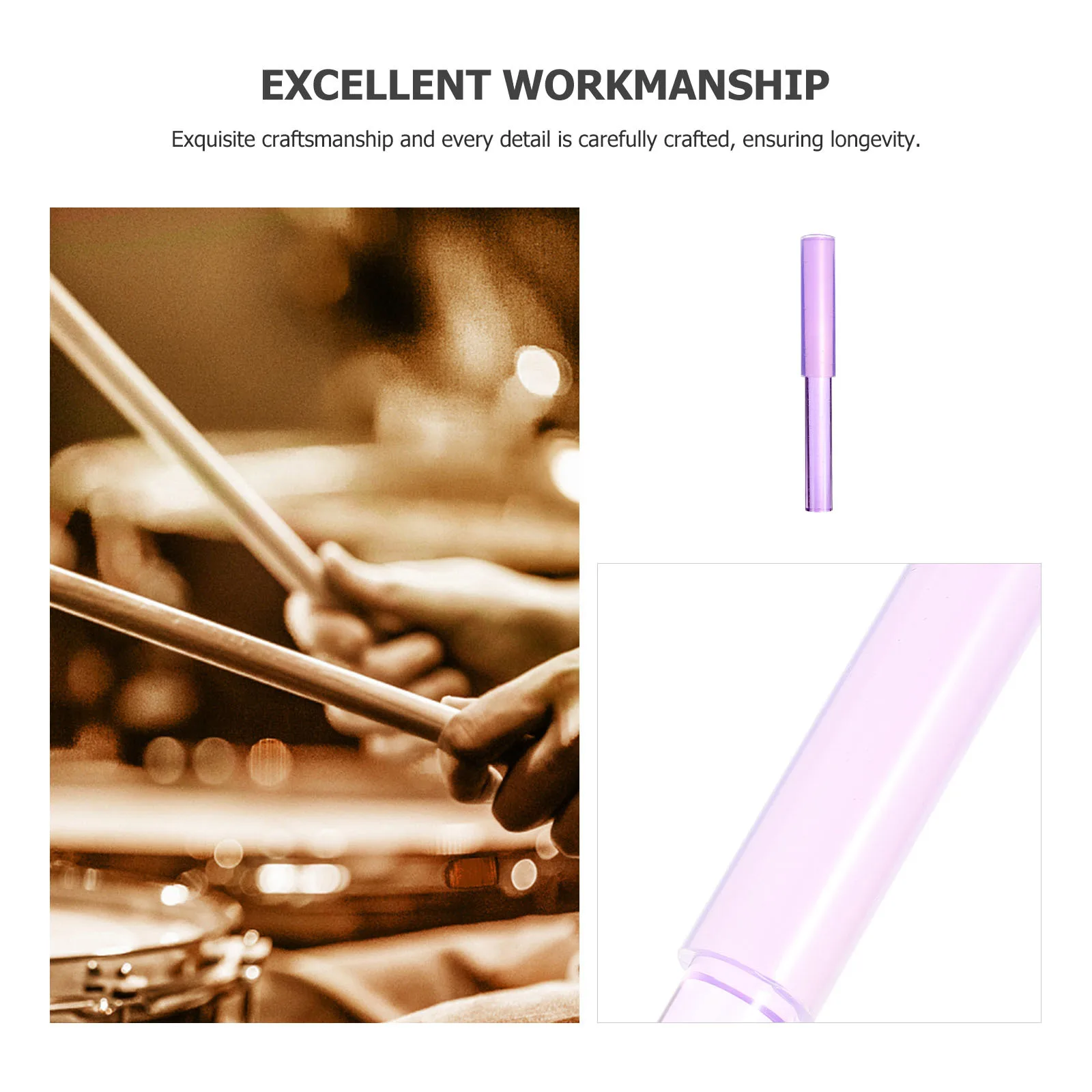 

Crystal Singing Bowl Mallet Acrylic Sound Bowl Striker For Meditation Yoga Music Home Instrument Accessory