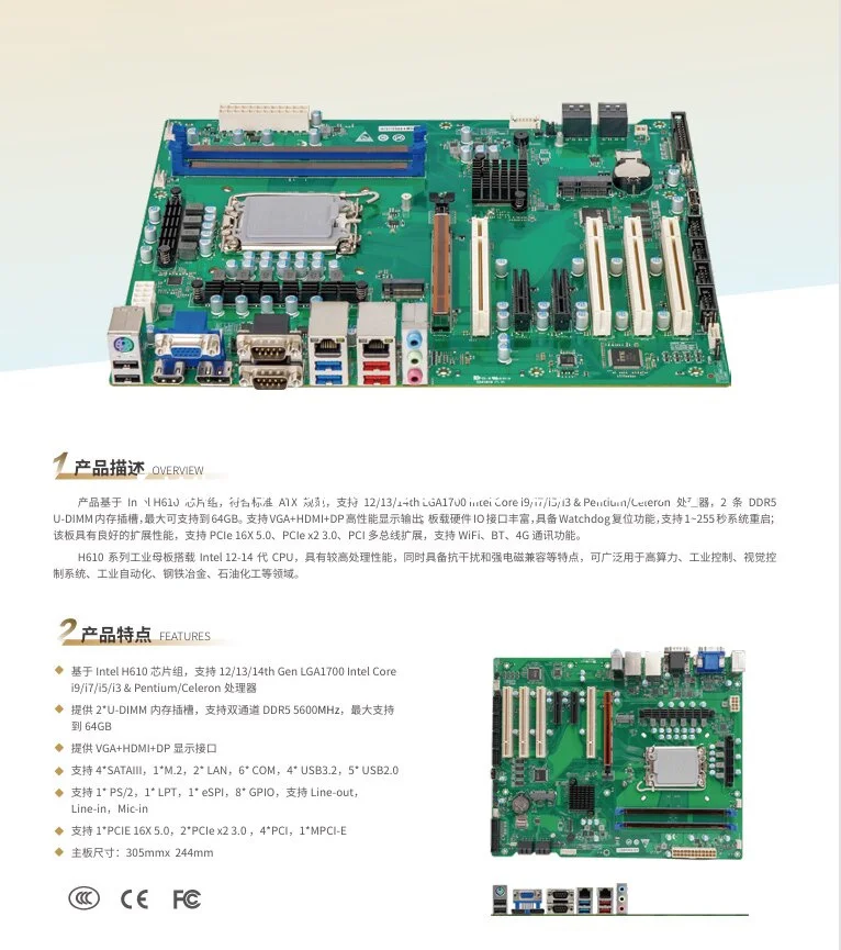 AMPT-H610A Industrial Level Dedicated Motherboard