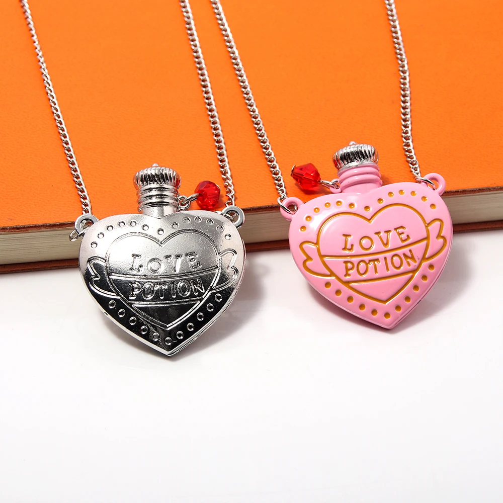 Love and Necklace Love Bottle Metal Pendant Cross-border Fashion Couple Valentine's Day Gift