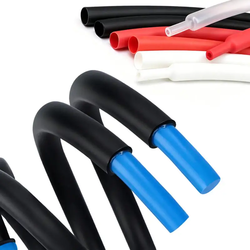 4/1 Heat Shrink Tubing With Glue Diameter 4~32mm Waterproof Dual Wall Adhensive Polyolefin Sleeve Line Wire Cable Protector
