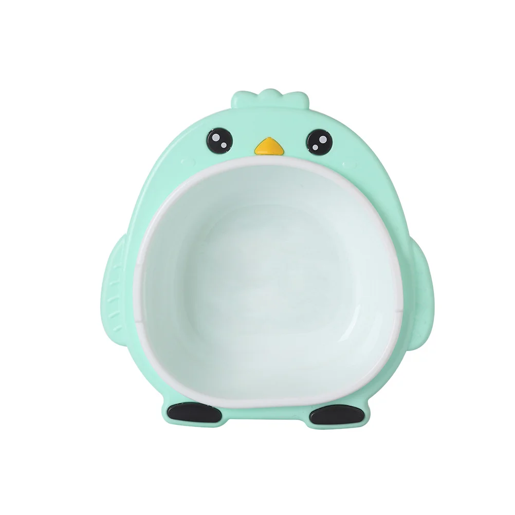 

Cartoon Plastic Basin For Penguin Shape Green Thickened Multi-Use Wash Tub Fruit Vegetable Cleaning