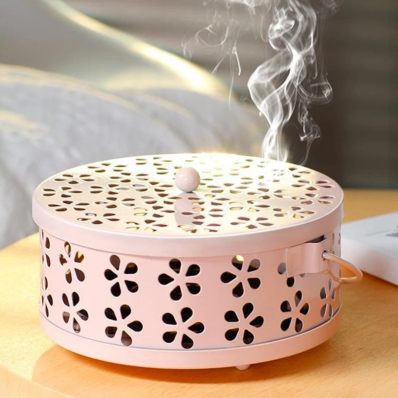 Portable Mosquito Coil Tray Holder Home Insect Repellent Anti-fire Sandalwood Incense Burner Anti-Mosquito Supplies