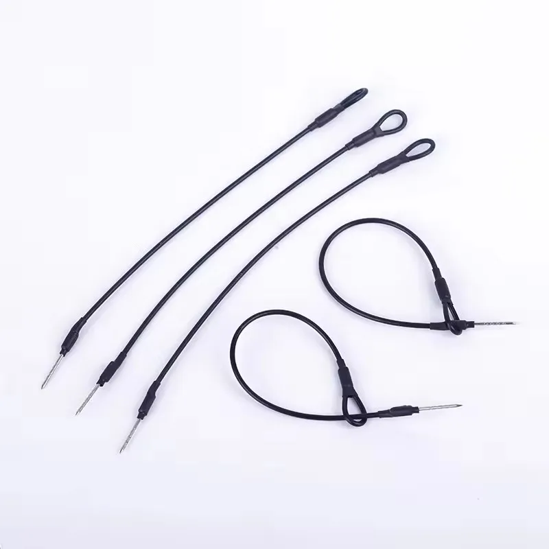 100 Pieces Bag Stores Anti Theft Lanyard EAS AM Hard Tag EAS Security Tag EAS Hard Tag for Anti Shoplifting