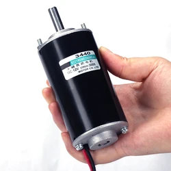 3440 DC High-speed Motor 12V 24V Fast Motor 3000-6000RPM 50W Speed Regulation Forward And Reverse PWM Cothes Hanger Special