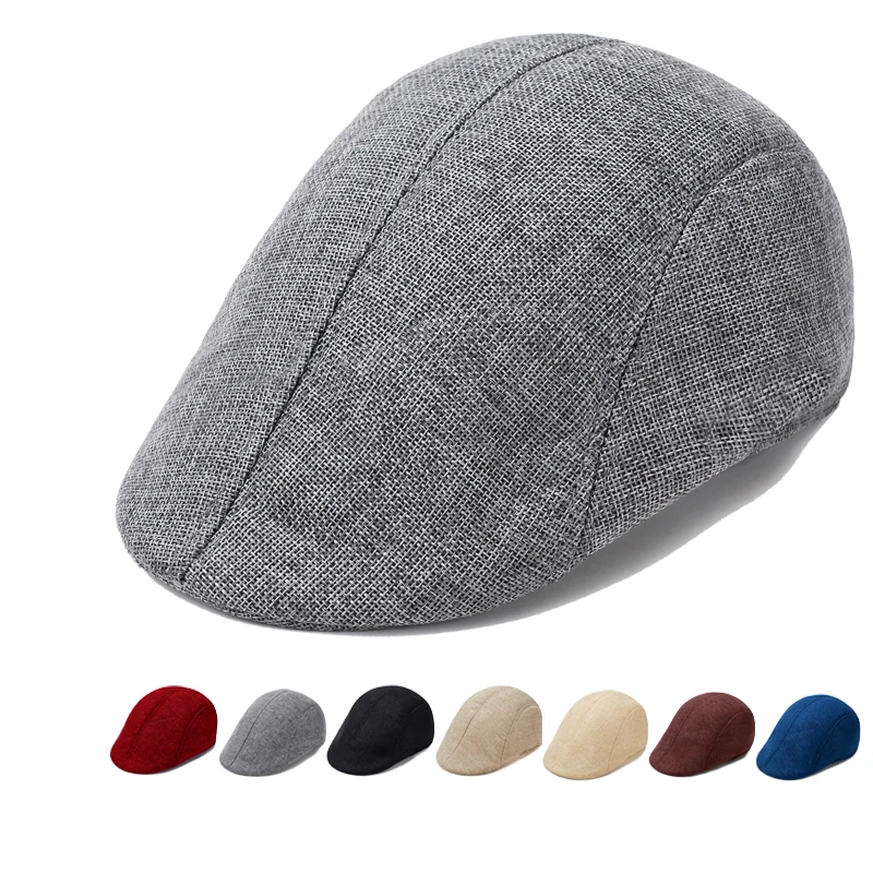 Thin Knitted Forward Hat Women Are Pure Spring and Summer All-match Beret Korean Style Breathable Sunshade Fashion Cap