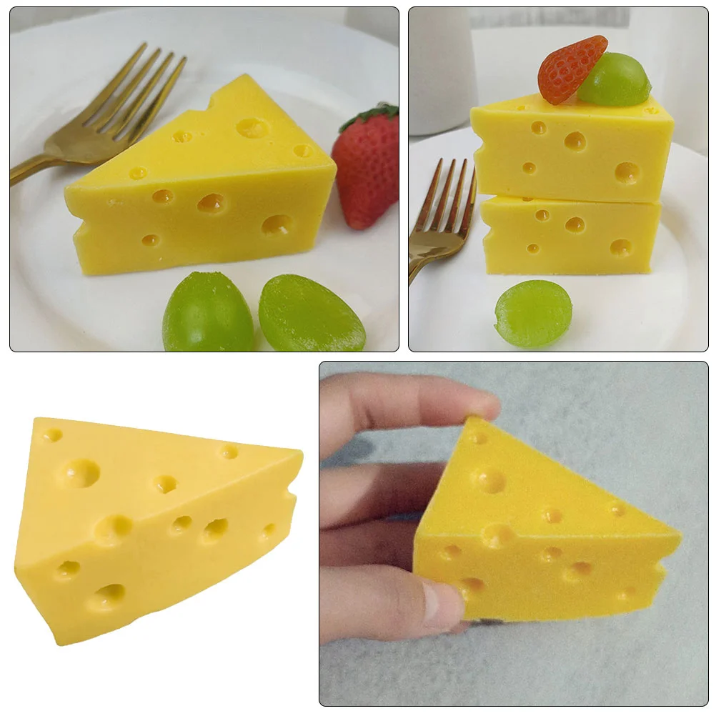 English title: Simulation Toy Model Fake Toy Artificial Toy Triangle Toycake Dessert Artificial Bread Faux Bread