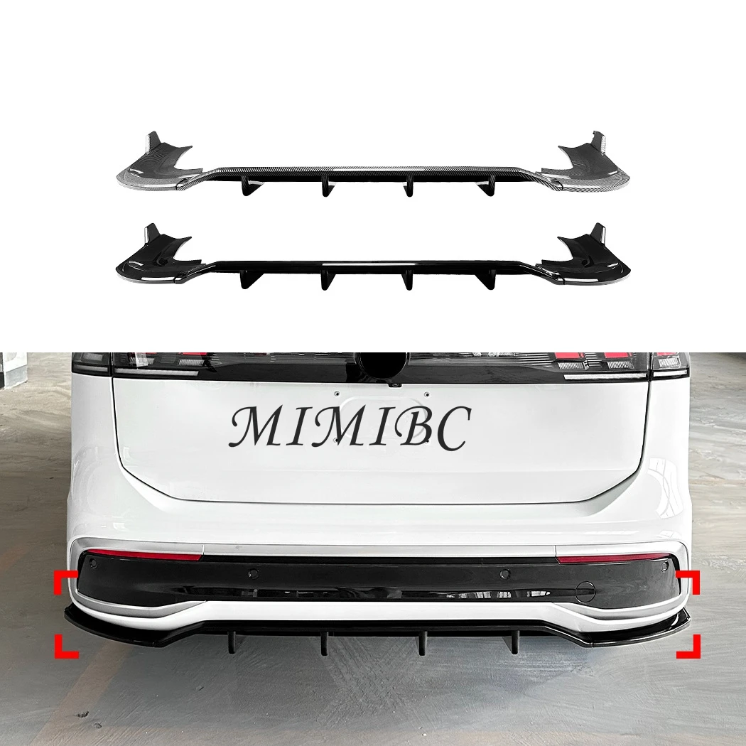 

For Volkswagen Tiguan MK3 Standard Edition 2024+ car rear bumper lip diffuser spoiler splitter tail lip modification accessories