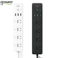 Youpin Gosund Smart Power Strip 4 Sockets 4 Individual Switches 3 USB 18W Fast Charging Extension Charger Wifi For Mihome APP