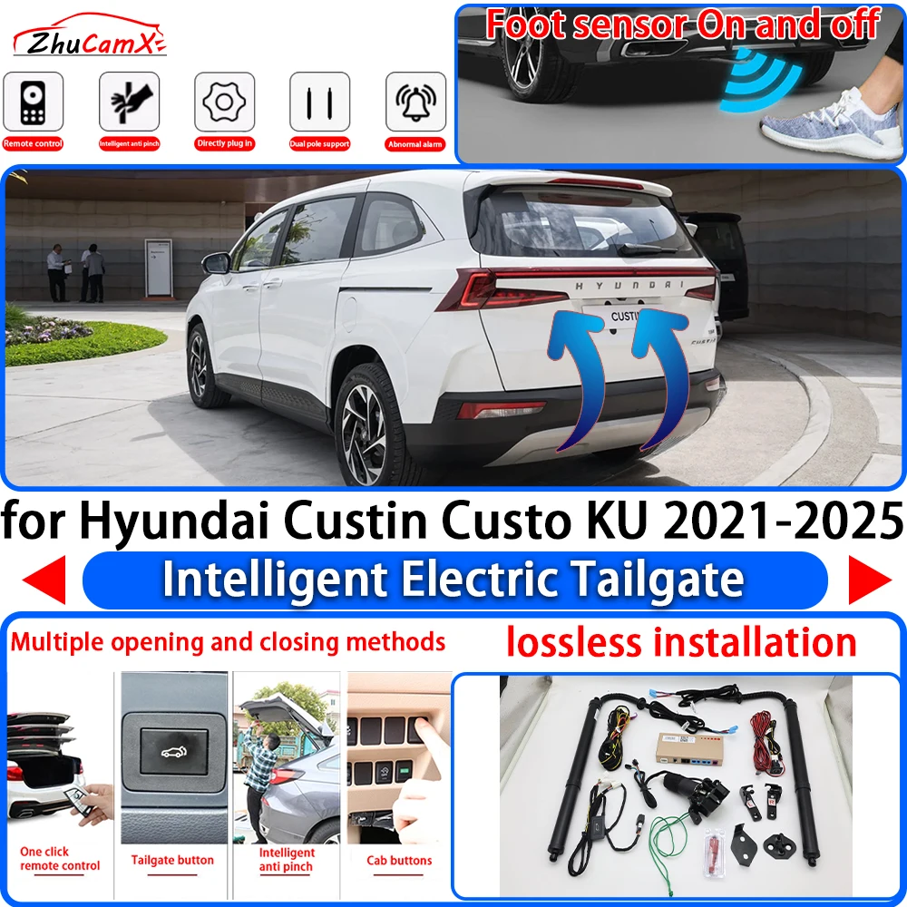 

for Hyundai Custin Custo KU 2021-2025 OEM Power Liftgate Trunk Electric Suction Tailgate Intelligent Tail Gate Lift Strut System