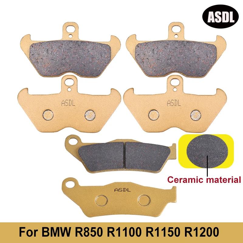 Motorcycle Front and Rear Brake Pads Set For BMW R850 C GS R RT R1100 GS R RS R1100 RT R1150 GS R1200 R1200 C 2002 2001 2000