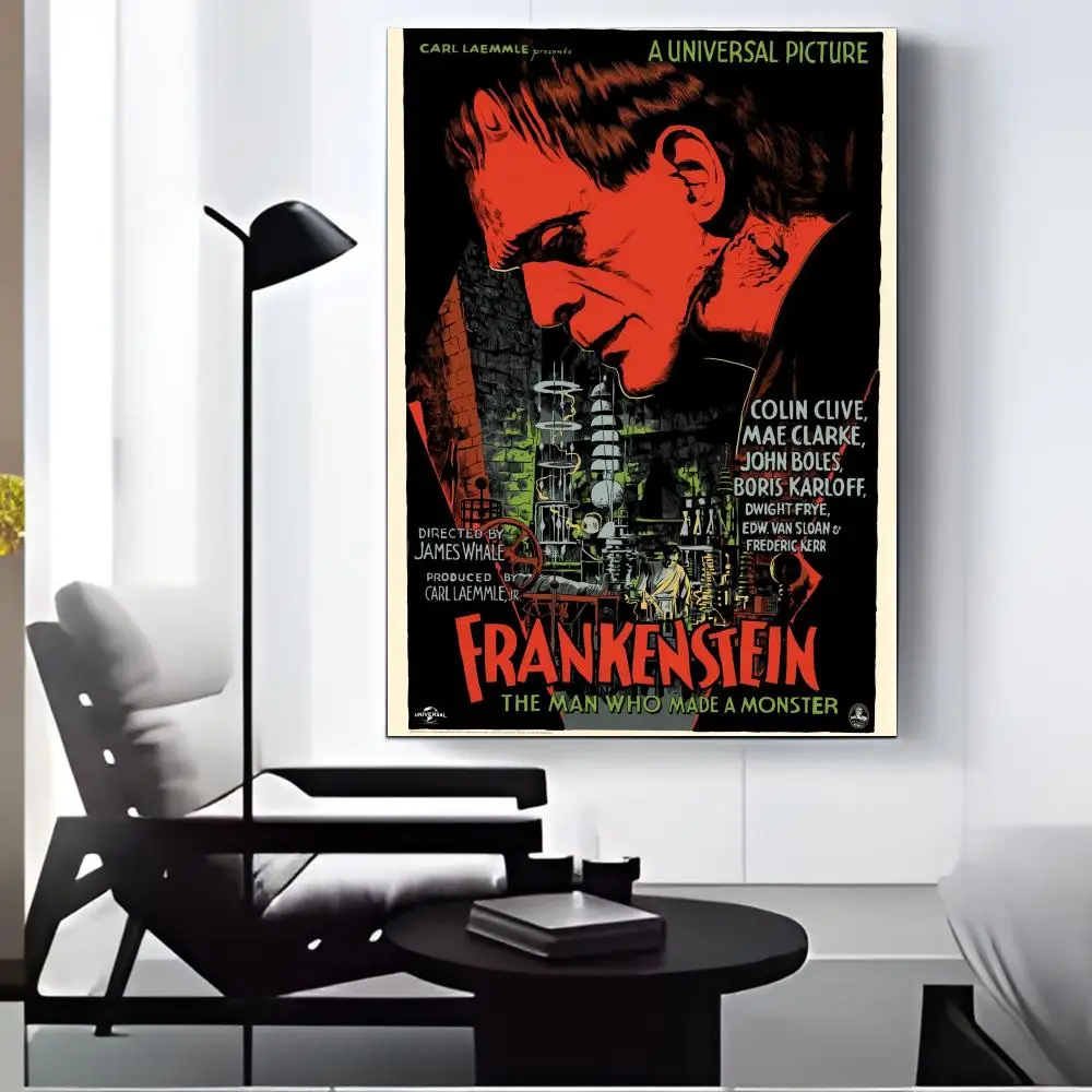 Movie The Bride of F-frankenstein Poster HD Art Poster for Home Bar Cafe Decor DIY Vintage Print