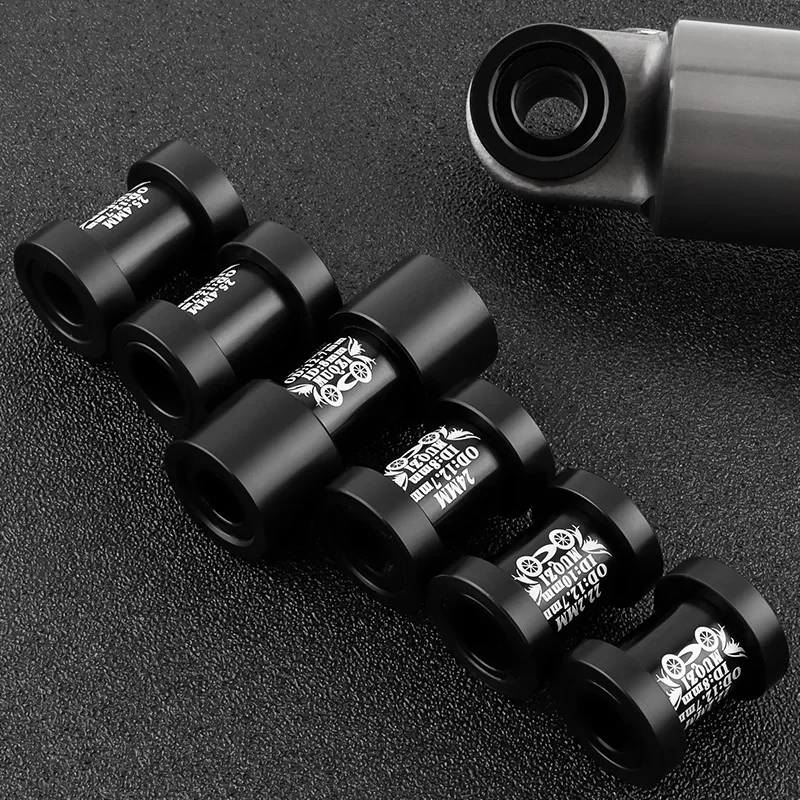 Bicycle Rear Shock Bushing 22.2 24 38 41.4mm ID 8/10mm OD 12.7mm MTB Bike Shock Absorber Accessories