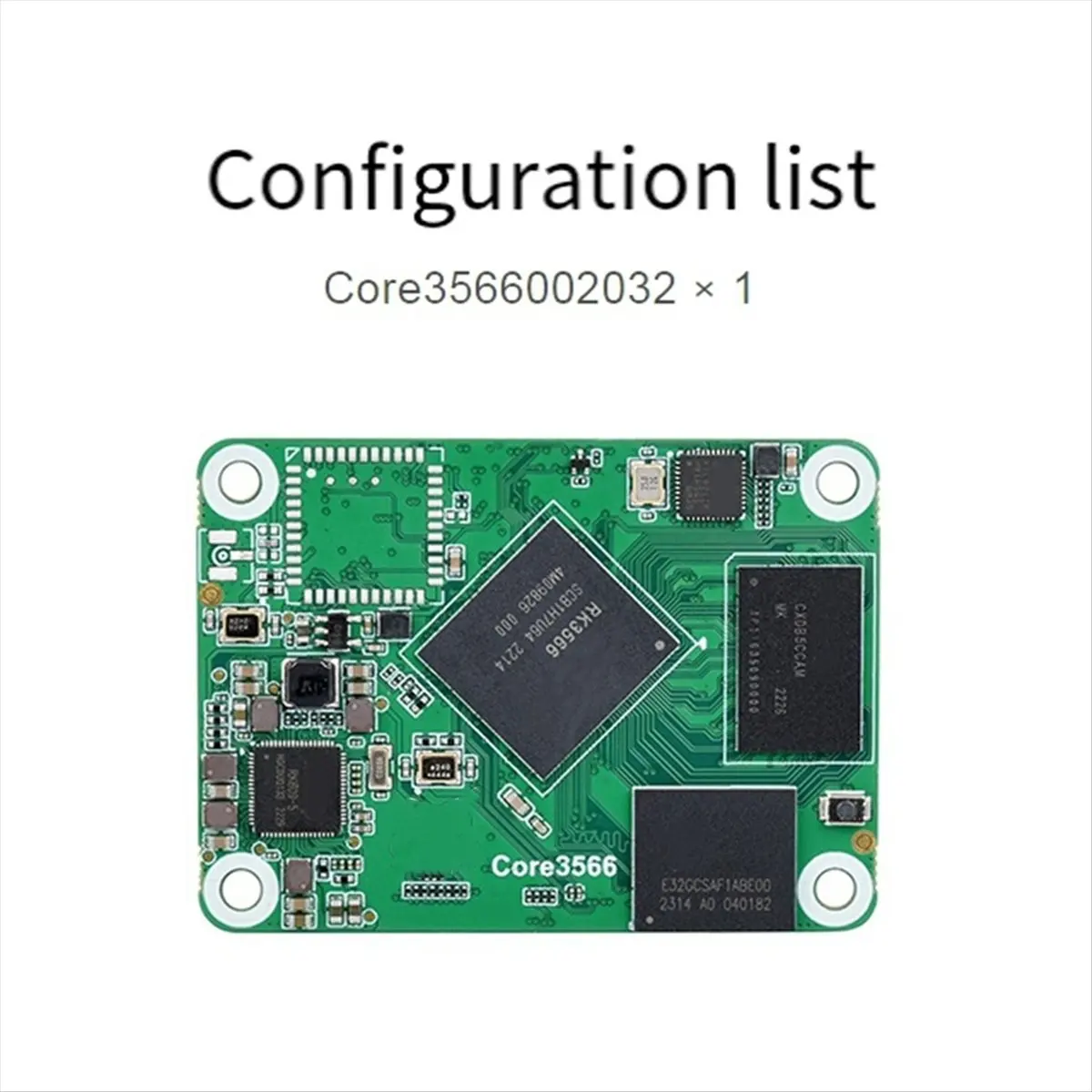 #77C Computer Accessories,Rockchip RK3566 Quad-Core Processor, for Raspberry Pi CM4 (Green)