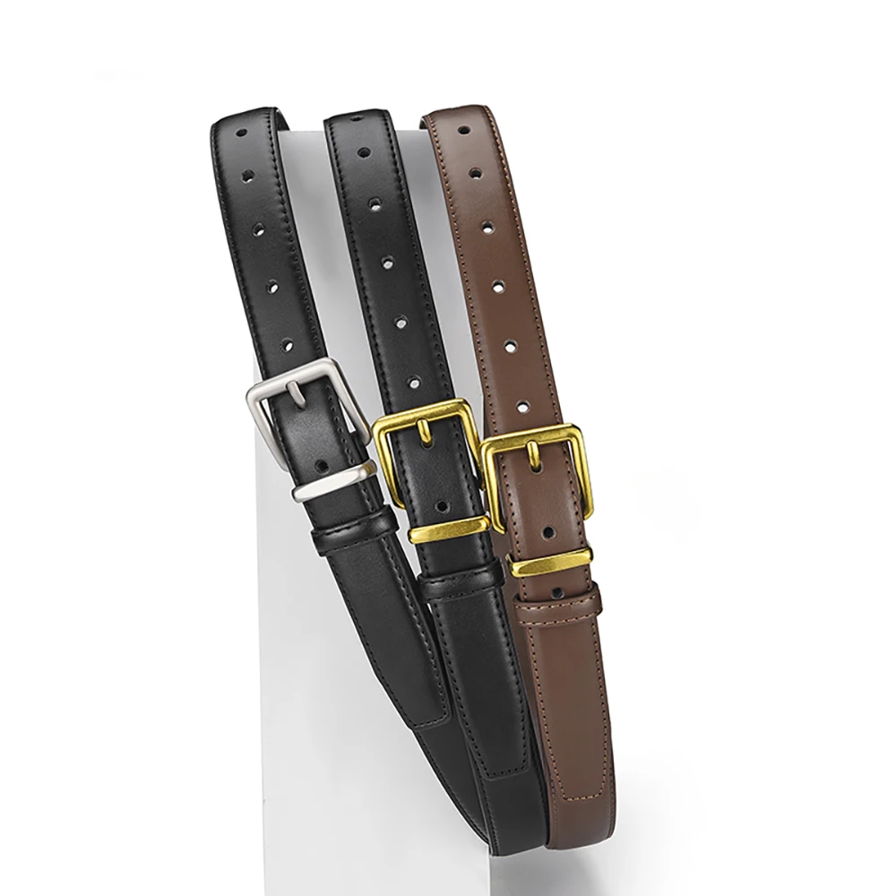 1-2pcs Simple PIN BUCKLE นุ่มเข็มขัดผู้หญิงอินเทรนด์ Match กระโปรงกางเกงขากว้างเข็มขัดแฟชั่นผู้หญิงเสื้อผ้าอุปกรณ์เสริม