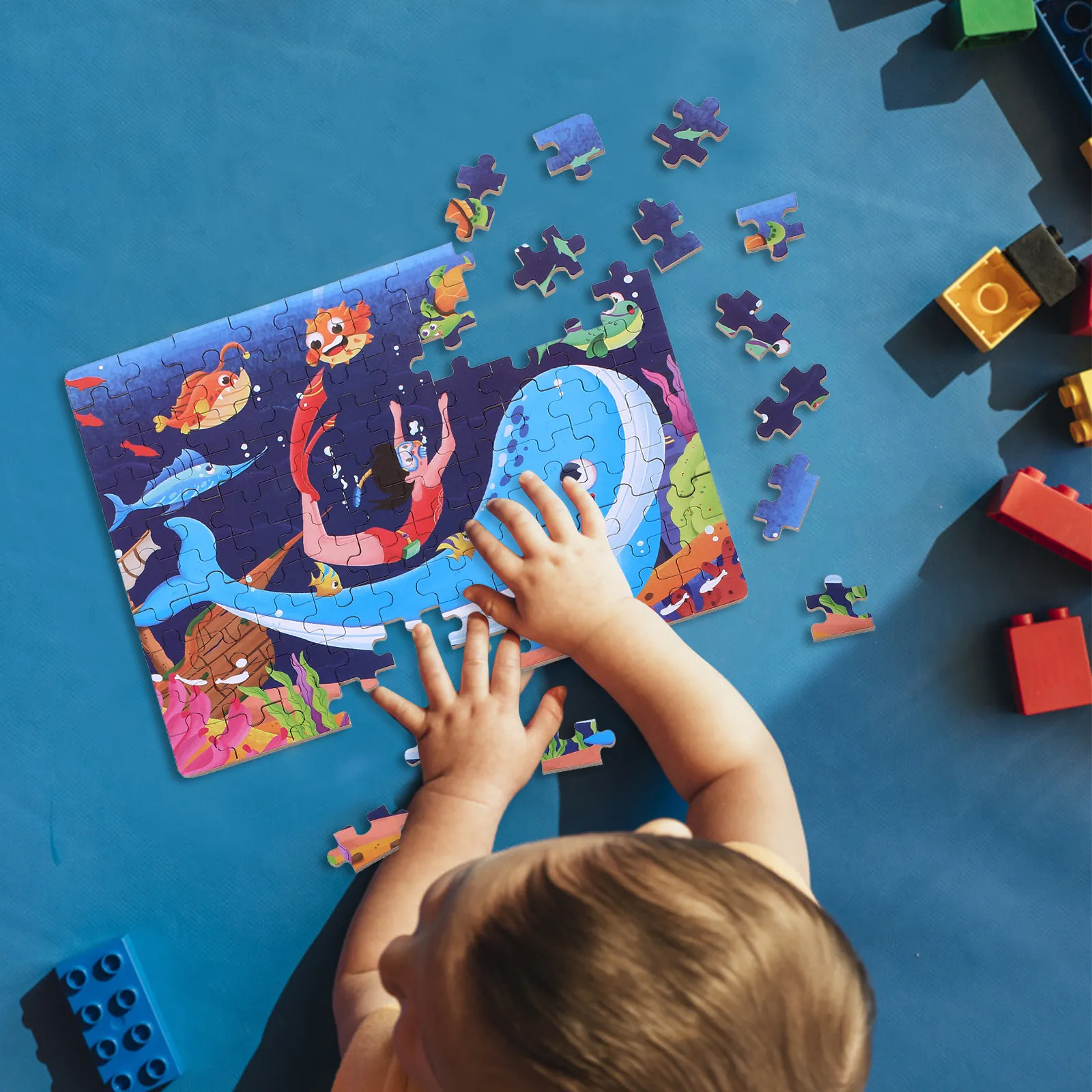 

Education Toddler Puzzles Toys Paper Preschool for Toddlers Childrens Children's Kid