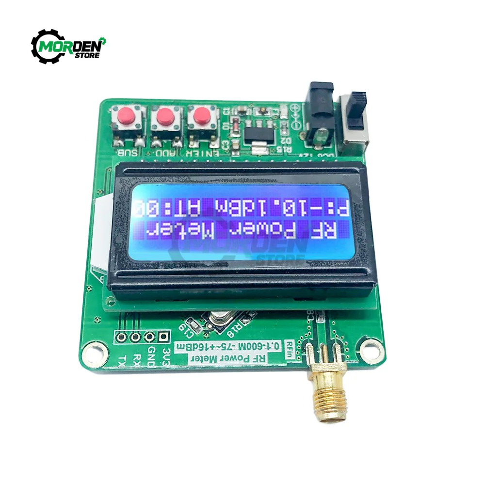 Imagem -03 - Medidor de Energia Digital Lcd rf Módulo db de Atenuação em Radio Radio75 a 16 Mhz 1600mhz