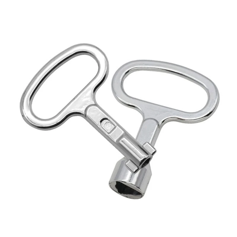 2pcs Water Spigot Keys Cabinet Spanners Keys Multi Functional Utility Keys Socket Keys Hydrant Keys Perfect Tools Dropshipping