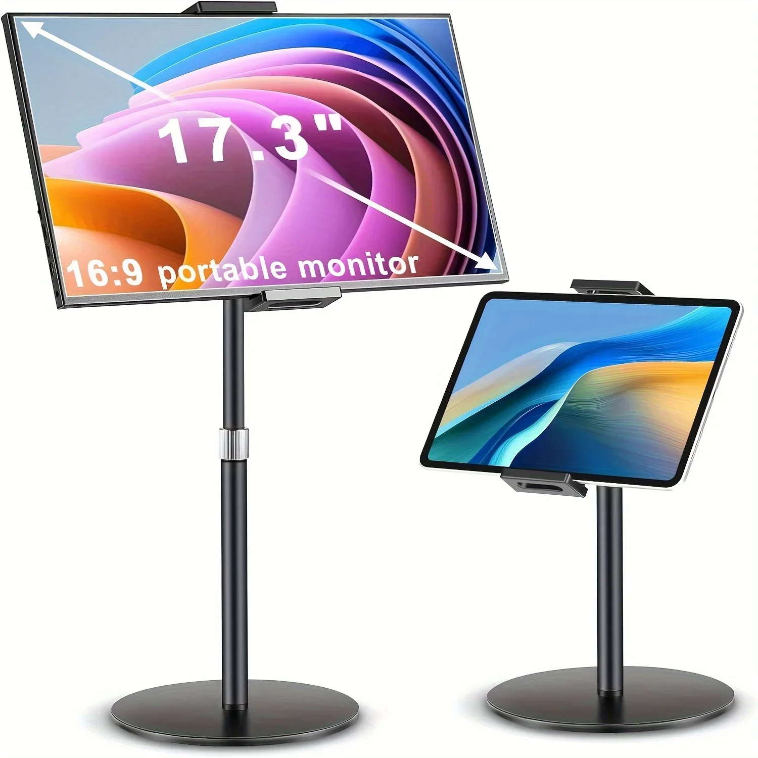 Tablet Stand for IPad Portable Monitor Stand Adjustable Heavy-duty Base Tablets Ranging From 11.94Cm To 43.94Cm Monitor Stand