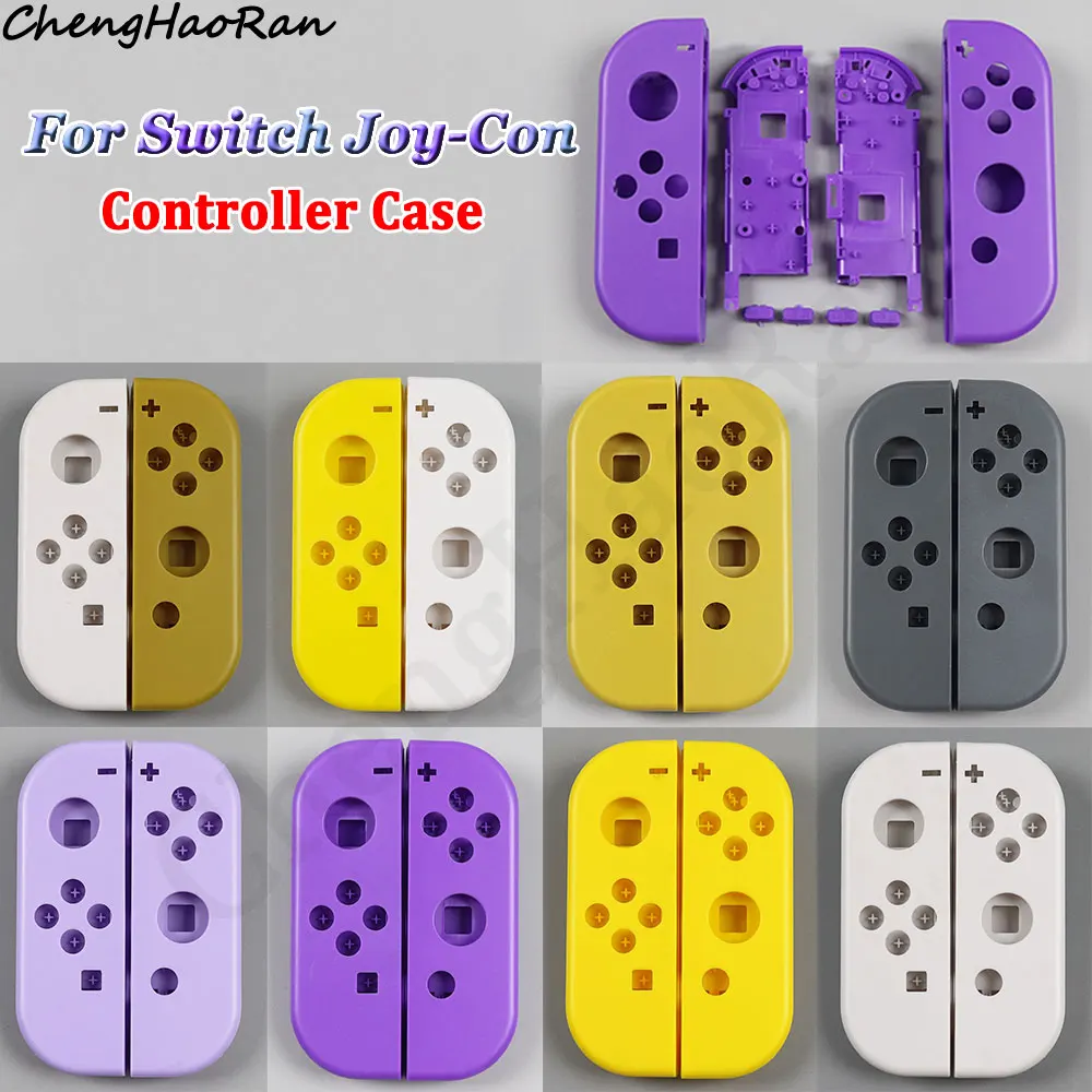 

1 Set Replacement Hard Housing Shell Case Cover With Middle Frame SL SR Buttons For Switch NS NX Joy-Con Controller Accessory