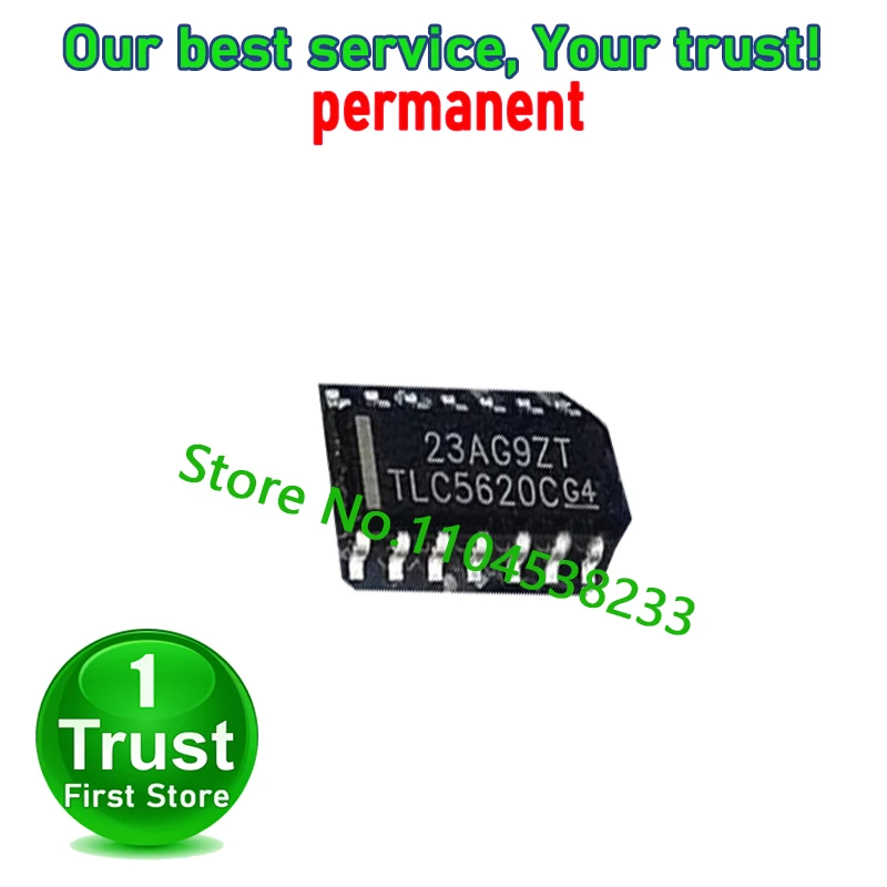 TLC5620 5620C CDR TLV5620CDR 1PCS/LOT  TLV5620IDR TLV5604 5627CDR  Trust First   in stock