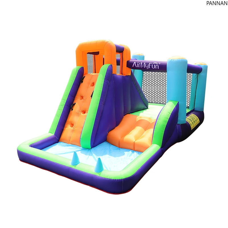 

Inflatable Castle Indoor and Outdoor Children's Trampoline Home Trampoline Slide Rock Climbing Toy