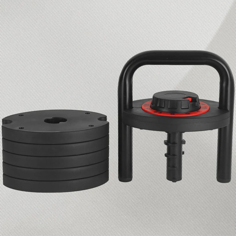 

Регулируемая гиря 18 кг для домашних тренировок и силовых упражнений